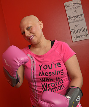 Cancer survivor Kriss Fierro.