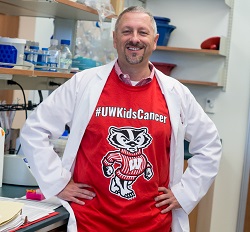 Dr. Mario Otto, pediatric oncologist, is working to bring new therapies for pediatric cancers from bench to bedside.